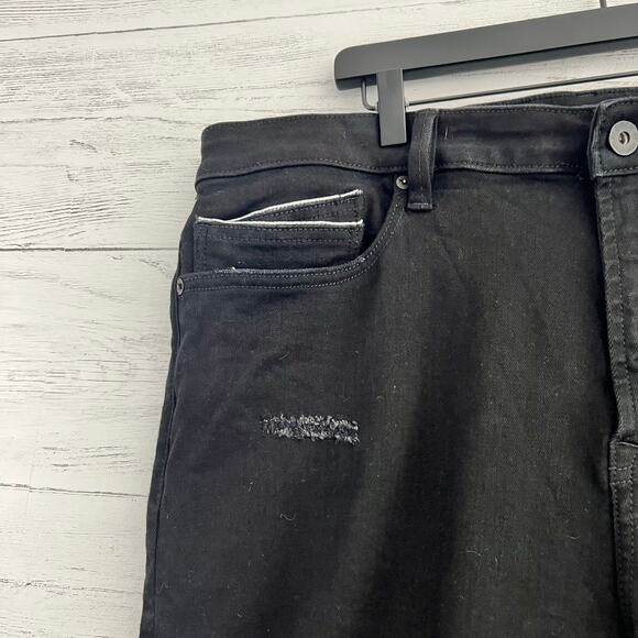 Cult of Individuality Black Distressed Slim Jeans Size 42 - Picture 9 of 12